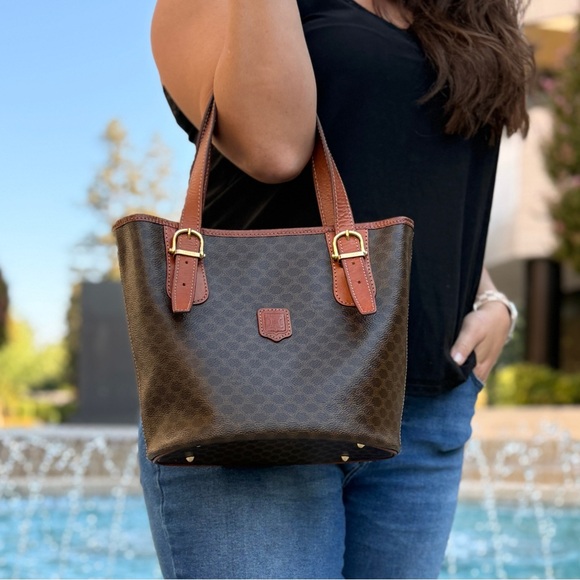 Vintage Celine Macadam Tote - Picture 1 of 16